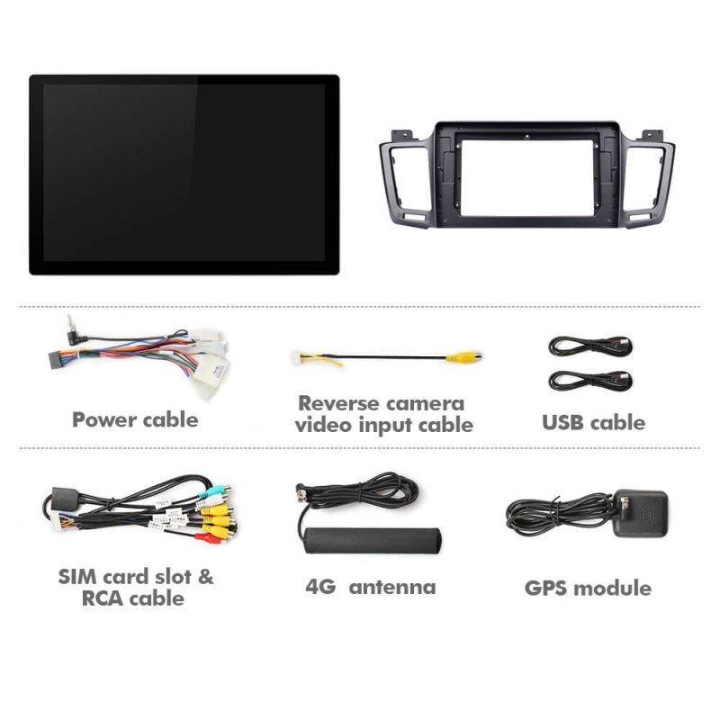 ISUDAR 2K 13.1'' 8 Core Android 12 Car Multimedia Radio Player For Toyota RAV4 4 XA40 5 XA50 2012-2018