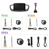 10 inch Android 14 New Design Angle Key 2.0 Touch Screen Car Radio Button Car Stereo For Kia Sorento 3 2015-2020