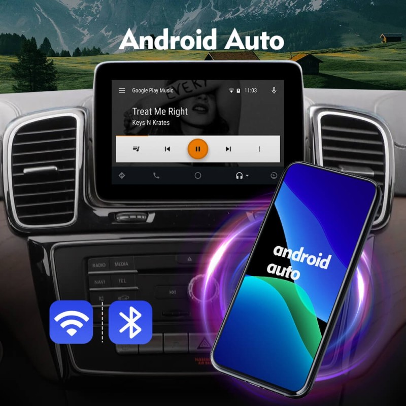 ISUDAR Apple Carplay wireless Modem for Mercedes C Class W204 W205 E Class W212 CLA W117 W212 W211 W210 W124