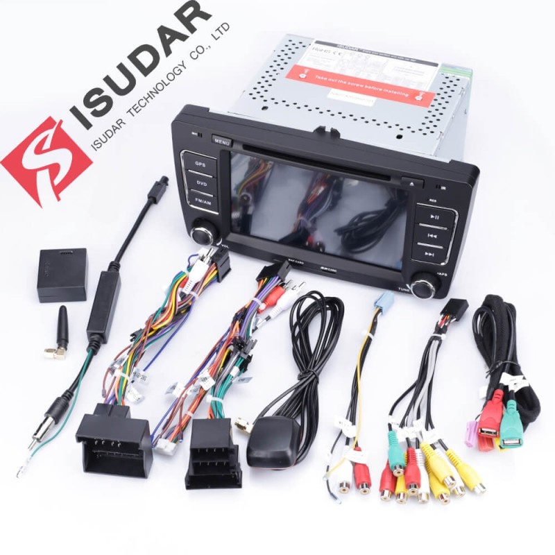 ISUDAR 2 Din Auto Radio Android 9 Octa core For SKODA/Yeti/Octavia 2009 2010 2012
