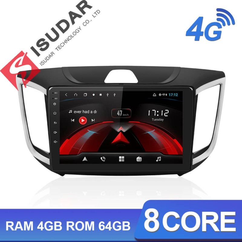 ISUDAR H53 1 Din Android Car Radio For Hyundai/Creta/IX25 2015-2018