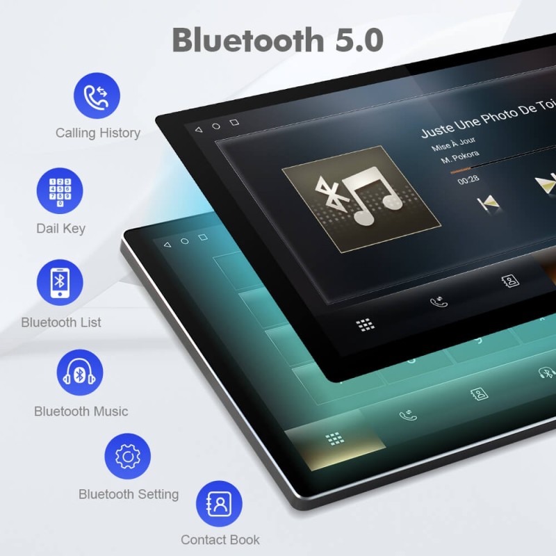 ISUDAR 2K 13.1 Inch 8 Core Android 12 Car Radio For Citroen/Elysee/Peugeot 301 2013 2014-