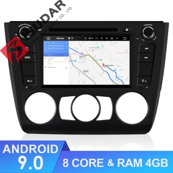 ISUDAR 1 Din Auto Radio Android 9 Octa core For BMW E81/E82/E88 1 Series