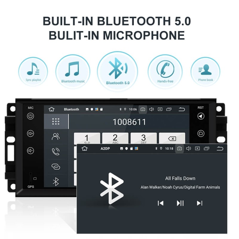 Isudar PX6 Android 10 1 Din Car Multimedia Auto Radio For Jeep/wrangler/patriot/compass