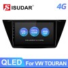 T72 QLED 4G Sim card Auto radio For VW/Volkswagen/TOURAN 2016 2017 2018-