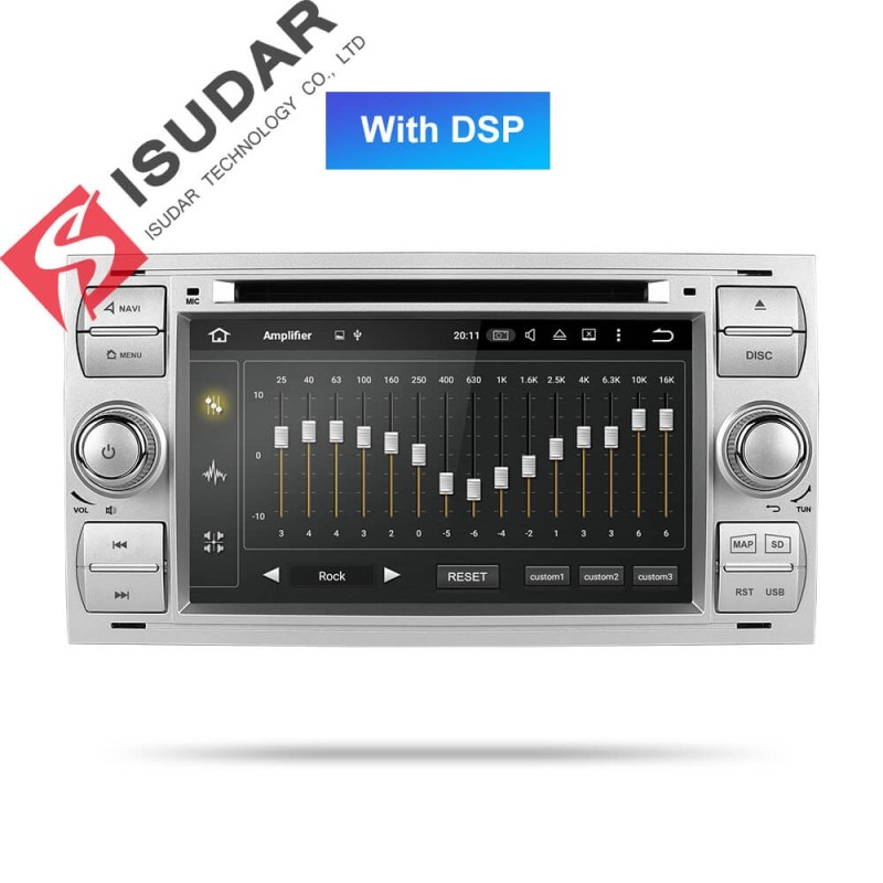 ISUDAR 2 Din Auto radio Android 9 Octa core For Ford/Mondeo/Focus/Transit/C-MAX