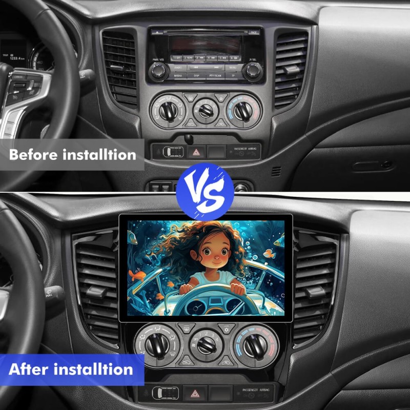 NEW! 11.5” Android 13 For MITSUBISHI TRITON L200 2015-2022 Car Radio HDMI Video Output
