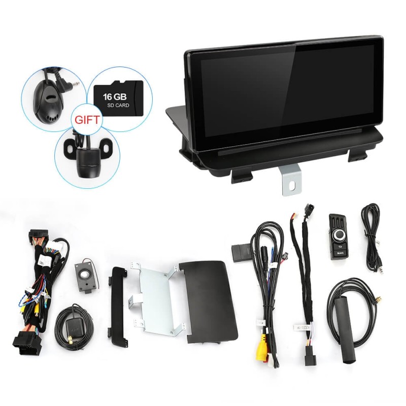 Isudar 4g glonass Auto radio IGO map for Audi Q3 Wireless Carplay