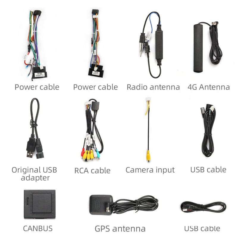 QLED screen Android 10 Car Radio For VW/Passat b8 Magotan 2015-