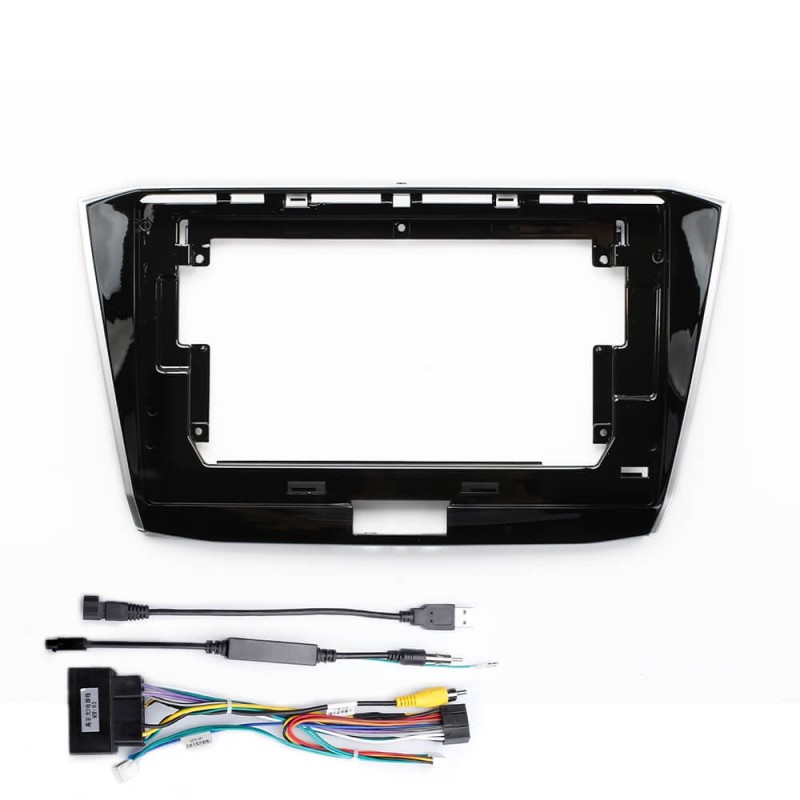 ISUDAR Car Radio Fascias Frame For For VW/Passat b8 Magotan Stereo Plastic Panel