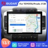 ISUDAR 2K 13.1'' Carplay Android 12 Car Multimedia Radio Player For Toyota Land Cruiser Prado 120 2002-2009