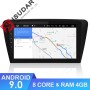 ISUDAR 2 Din Auto Radio Android 9 Octa core For Skoda/Octavia 2014-