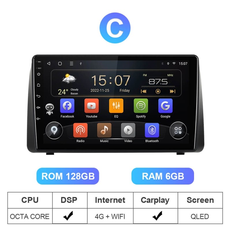 T72 Android 10 Car Radio Voice Command For Chrysler Grand Caravan