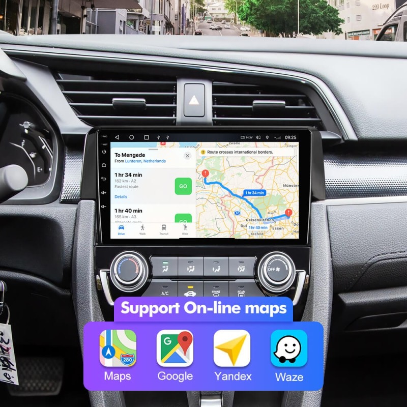 NEW! Android 13 Car Radio For Honda Civic 10th 2016 2017 2018 2019 2020 Multimedia Video Player Navigation GPS 4G