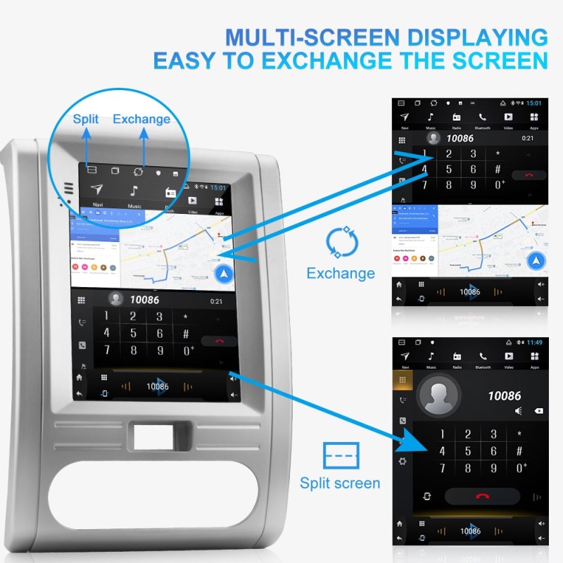 ISUDAR H53 1 Din Android Car Radio For Nissan/X-trail 2008-2012