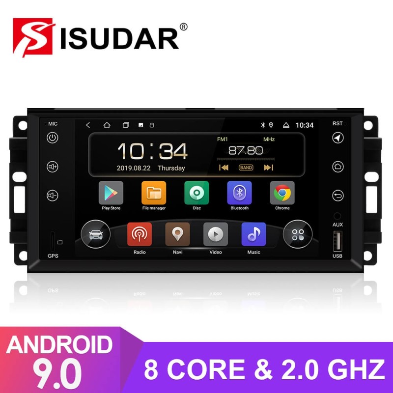 Isudar T8 2 Din 2.0ghz Auto Radio For Jeep/wrangler/patriot