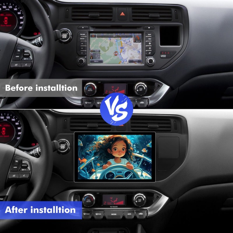 NEW! 11.5” Android 13 For Kia Rio 4 K3 2012-2017 Multimedia Player Car Radio with Carplay&Android Auto