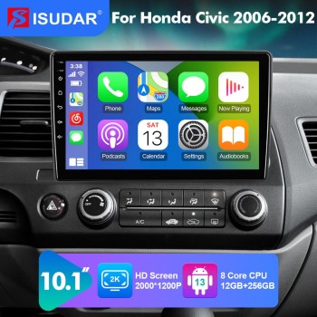 NEW! Android 13 Car Radio For Civic/Honda 2006-2009 2012 Multimedia Video Player Navigation GPS 4G