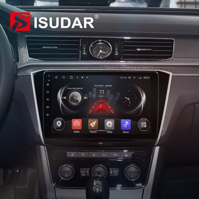 QLED screen Android 10 Car Radio For VW/Passat b8 Magotan 2015-