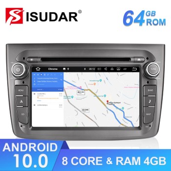 ISUDAR 1 Din Auto Radio Android 10 Octa core For Alfa Romeo Mito 2008-