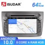 ISUDAR 1 Din Auto Radio Android 10 Octa core For Alfa Romeo Mito 2008-