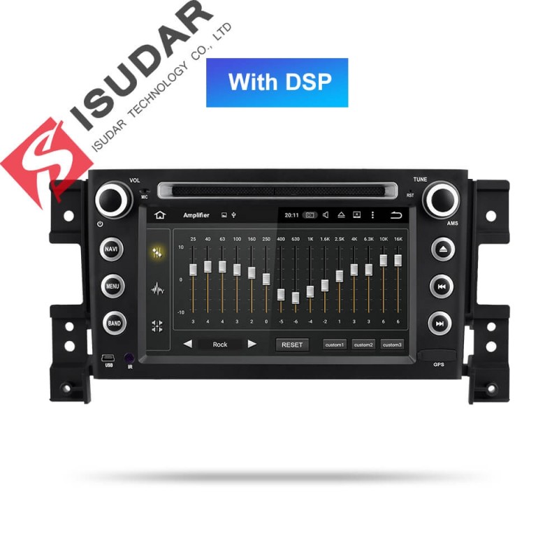 ISUDAR 2 Din Auto radio Android 9.0 Octa core For SUZUKI/Grand Vitara