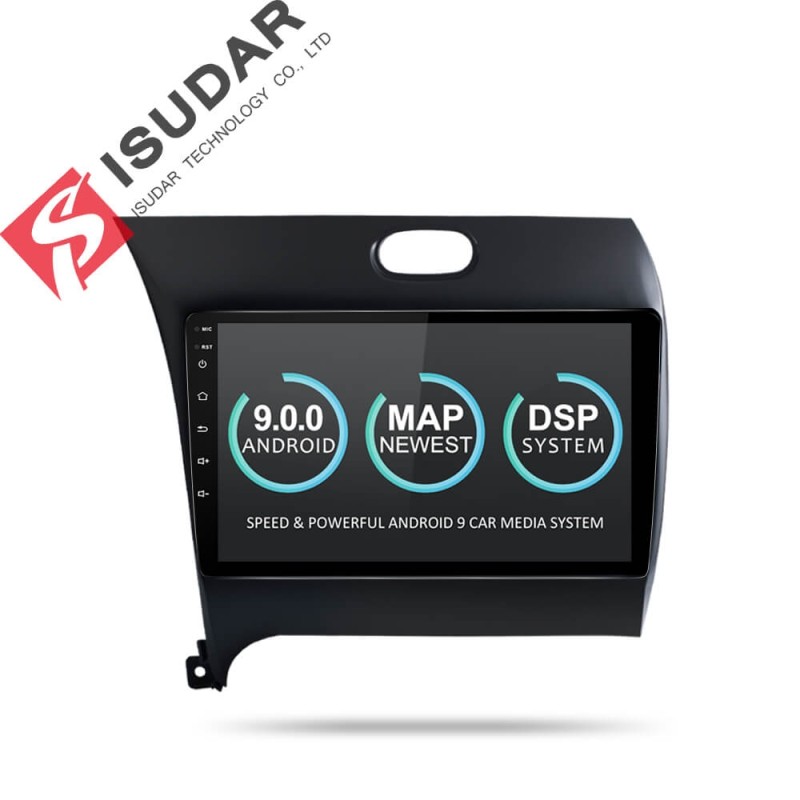 ISUDAR 1 Din Auto Radio Android 9 For Kia CERATO K3 FORTE 2013-2016