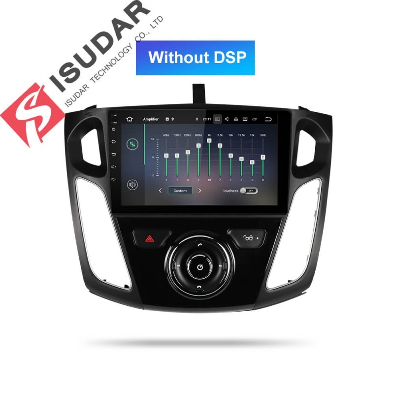 ISUDAR 1 Din Auto Radio Android 9 Octa core For Ford/Focus 3 2012-2014