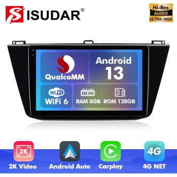 Q6 Qualcomm Android 13 For VW/Volkswagen/Tiguan 2017-2019 10" screen multimedia car radio DSP ADAU