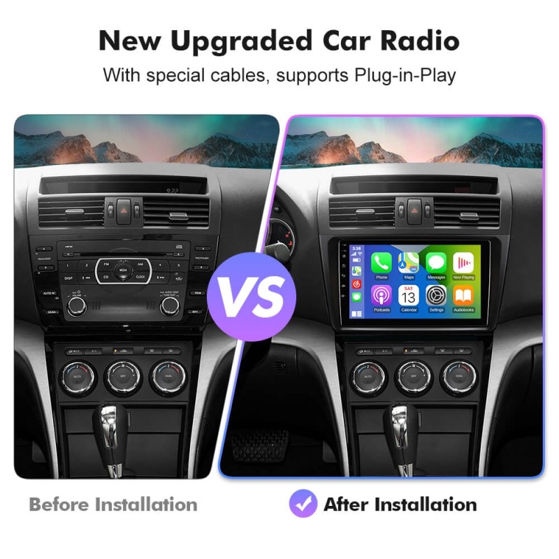 NEW! T72/T78P series Android 13 Car Radio For Mazda 6 2 3 GH 8Core Carplay