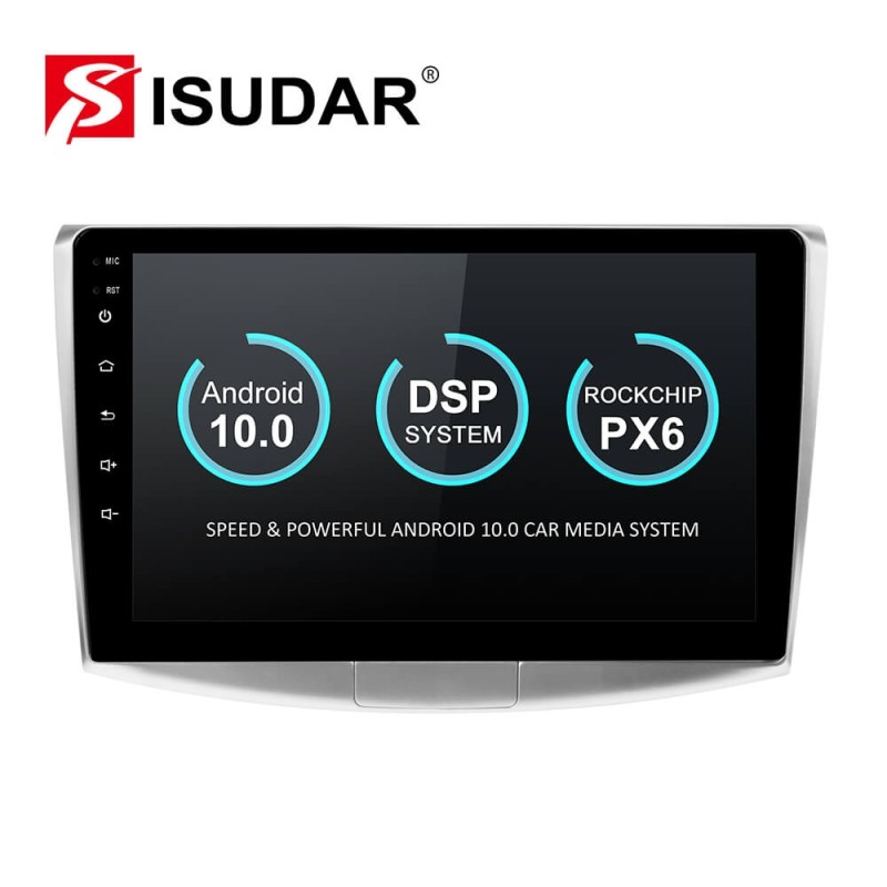 ISUDAR PX6 1 Din Android 10.0 Car Radio For Magotan/CC/Passat B6 B7