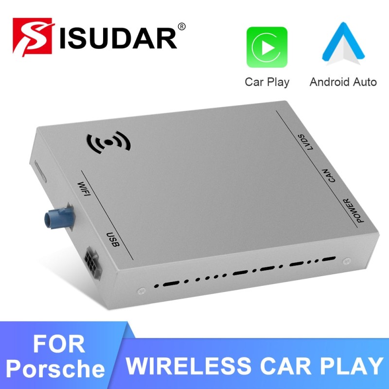 ISUDAR Apple Carplay adapter For Porsche/Panamera/Cayenne/Macan/Cayman/Boxster 911 718 Porsche PCM 4.0