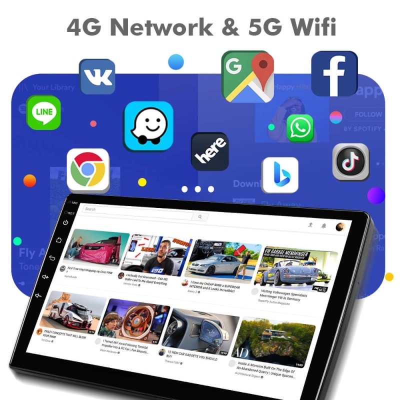 ISUDAR Andriod 12 Carplay Auto For Fiat Ducato Van L3H2 2021 - 2023 Car Radio Multimedia Video Player Stereo Navigation GPS DVD 4G WiFi