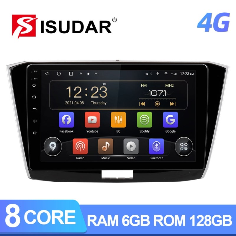 QLED screen Android 10 Car Radio For VW/Passat b8 Magotan 2015-