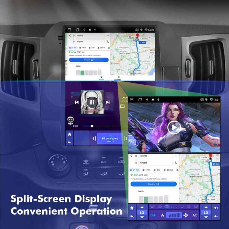 ISUDAR Android 12 Car Radio For Kia Sportage 2010-2016 Auto Multimedia 2 Din Tesla Vertical Screen