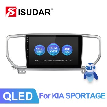 Isudar QLED RDS Car DVD player For KIA/KX5/Sportage 3 4 2016 2017 2018 2019