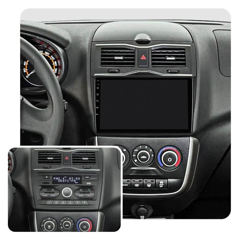 ISUDAR Car Radio Fascia Frame Facials Panel Dashboard For LADA ВАЗ Granta Cross 2018 2019