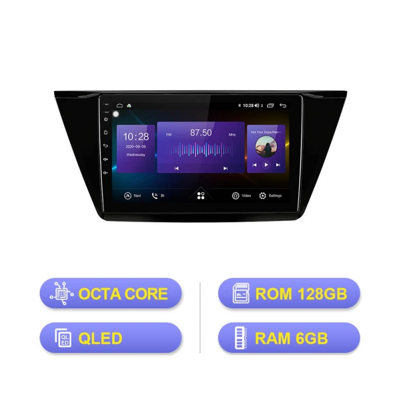 Isudar 4G Auto Radio For VW/Volkswagen/TOURAN 2016 2017 2018-