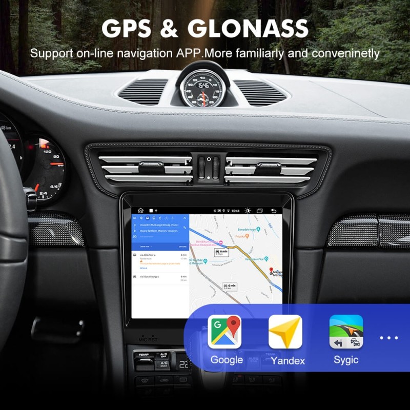 ISUDAR Android 12/Android 10 Car Radio For Cayman Boxster 718 2014-2017 with 7 inch and 8.4 inch screen