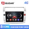 ISUDAR T72 QLED Android 10 Car Radio For Citroen C4 C-Triomphe C-Quatre 2004-2009