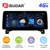 ISUDAR 12.3 Inch Android 12 Apple Carplay Auto Radio For Peugeot 3008 4008 5008