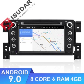 ISUDAR 2 Din Auto radio Android 9.0 Octa core For SUZUKI/Grand Vitara