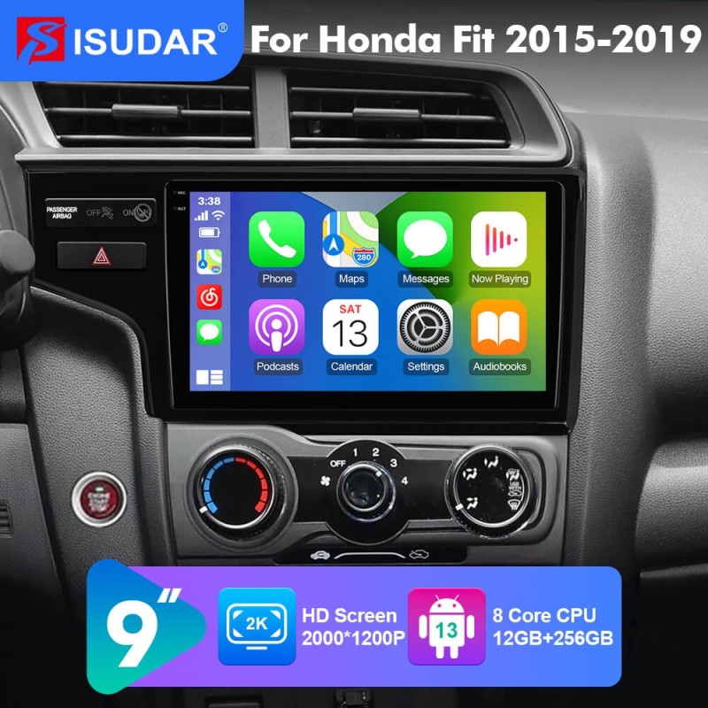 NEW! Android 13 Car Radio For Honda Fit 2015-2019 Multimedia Video Player Navigation GPS 4G