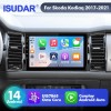 For Skoda Kodiaq 2017-2021 T75 Upgrade from T72 Android 14 UIS7865 Car Radio