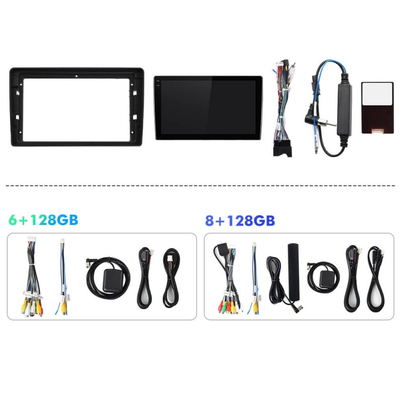 Q6 Qualcomm Android 13 For Volkswagen/Touareg/Transporter T5 9" screen multimedia car radio DSP ADA