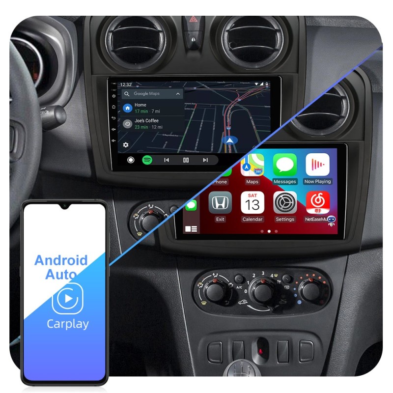 ISUDAR T72 Android 10 Car Radio For Renault Logan 2 2012 - 2019 Sandero 2 2014 - 2019