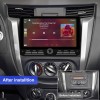 10 inch Android 14 New Design Angle Key 2.0 Touch Screen Car Radio Button Car Stereo For Nissan Navara Npx00 2015-2017