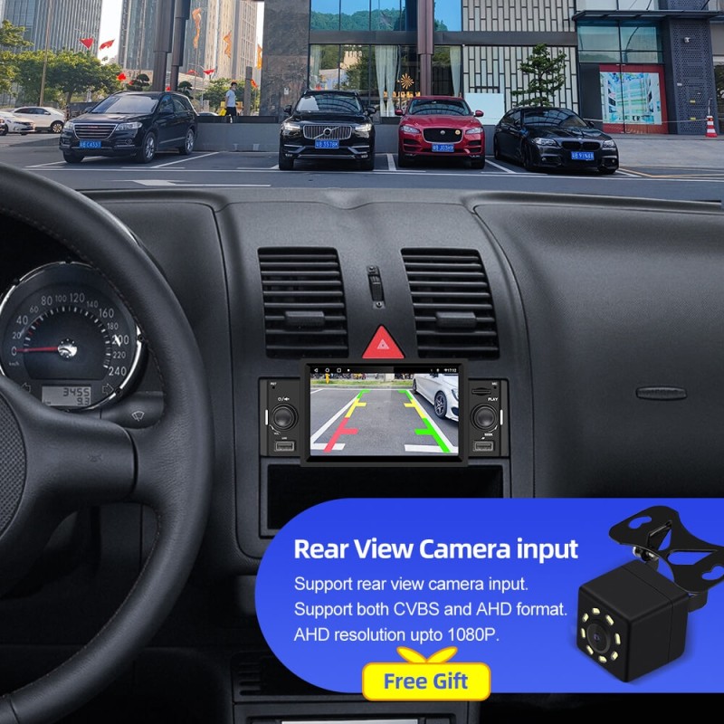 1 DIN Car Radio RDS Carplay Audio Player Car Stereo Universal Radio