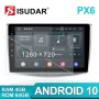 ISUDAR PX6 1 Din Android 10.0 Car Radio For Magotan/CC/Passat B6 B7