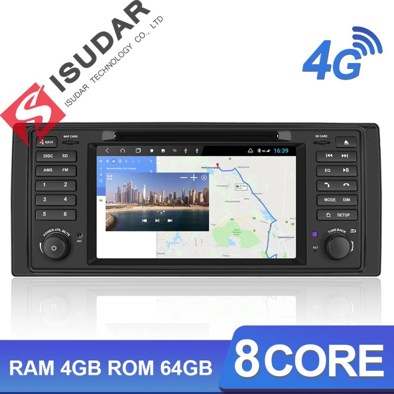 ISUDAR H53 2 Din Android Car Radio For BMW/E39/X5/E53
